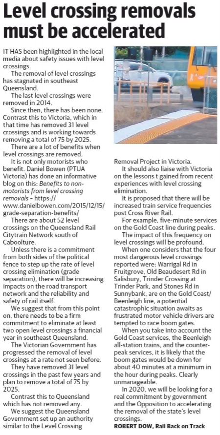 Level Crossings And Grade Separation Level Crossing Removal